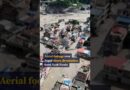 Aerial footage over Nepal shows devastation from flash floods