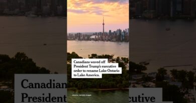 Canadians Wave Off Trump’s Order to Rename Lake Ontario