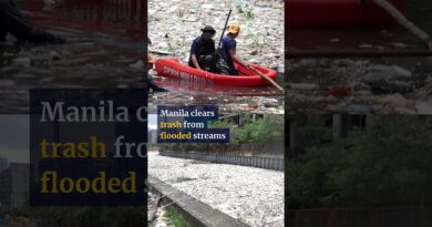 Days of heavy rain clogs Manila’s waterways