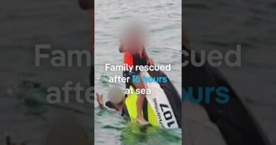 Family rescued after 16 hours at sea | DW News