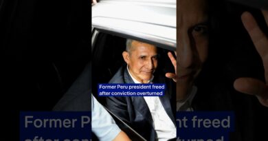 Former Peruvian president freed after conviction overturned | DW News