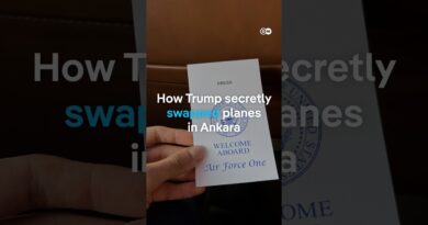 How Trump secretly swapped planes in Ankara | DW News