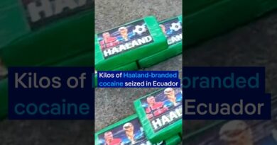 Kilos of Haaland-branded cocaine seized in Ecuador | DW News