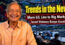 More U.S. Lies to Rig Markets, Israel Violence Keeps Escalating