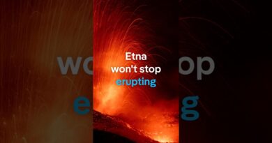 Mount Etna’s eruption in Sicily halts flights at Catania airport | DW News