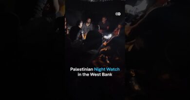 Palestinian night watches in West Bank | DW News