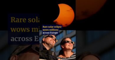 Rare solar eclipse wows millions across Europe