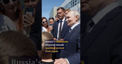 Russia’s Putin visits disputed islands sparking protest from Japan