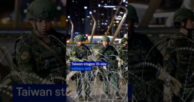 Taiwan stages 10-day military drill | DW News