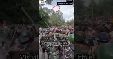 Tear Gas and Lathicharge on Protesting Students near Jharkhand Vidhan Sabha