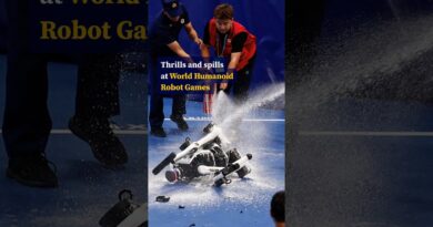 Thrills and spills at World Humanoid Robot Games