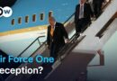 Trump’s secret plane switch raises questions | DW News