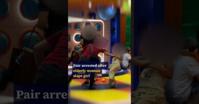 Two arrested after elderly woman slaps girl