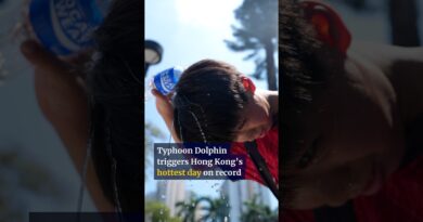 Typhoon Dolphin triggers Hong Kong’s hottest day on record