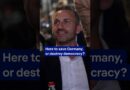 Ulrich Siegmund: Here to save Germany, or destroy democracy? | DW News