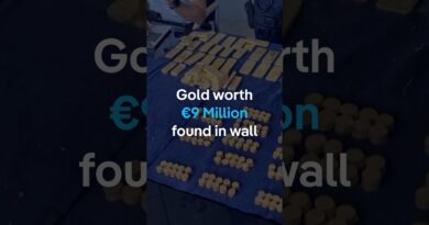Workers uncover €9 million gold treasure hidden in cellar wall | DW News