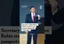 Marco Rubio Reveals Redesigned U.S. Passport