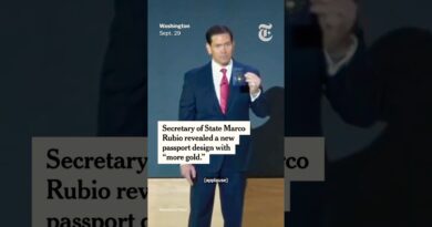 Marco Rubio Reveals Redesigned U.S. Passport