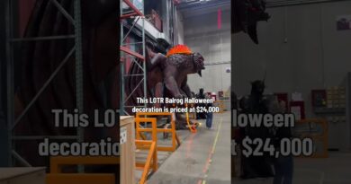 One does not simply ignore this $24,000 Lord of the Rings Balrog🌋👹