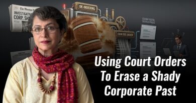 Using Court Orders To Erase a Shady Corporate Past