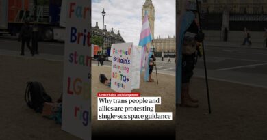 Why trans people and allies are protesting single-sex space guidance