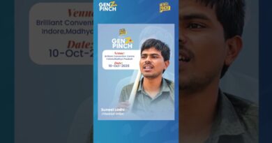 हमाए बुंदलेखंड के गायक सुनील लोधी, आप सभी से मिलन के लाने आ रहे हैं, Gen Z Pinch Conclave के मंच पर