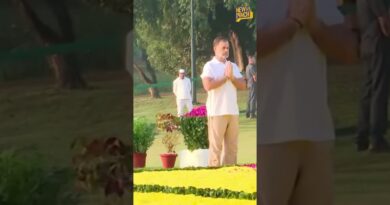 इंदिरा गांधी की पुण्यतिथि पर कांग्रेस नेताओं ने दी श्रद्धांजलि