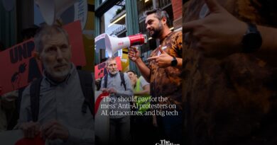 Anti-AI protesters on AI, datacenters and big tech: ‘They should pay for the mess’