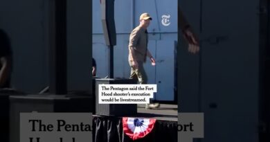 Army Shooter’s Execution Will Be Livestreamed, Hegseth Says