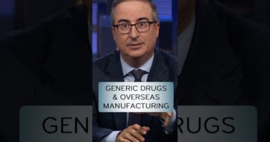 Generic Drugs & Overseas Manufacturing #lastweektonight