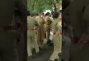 Gyanesh Kumar के खिलाफ प्रदर्शन के बीच दिल्ली बाराखंभा रोड पर हरियाणा और UP पुलिस के जवान तैनात.
