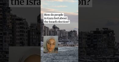 How do people in Gaza feel about the Israeli election?