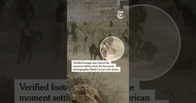 How Israeli Settlers Attacked Palestinians and a Washington Post Photographer