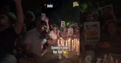 Indian Youth Congress ने X पर वीडियो पोस्ट किया, जिसमें “Gyanesh Bro, Bye Bye…” नारे लगा रहे हैं