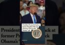 Obama’s ‘Cheesecake Factory’ Remark Rankles Trump