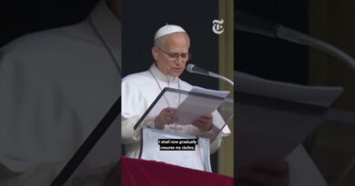 Pope Leo Addresses Crowd a Day After Leaving Hospital