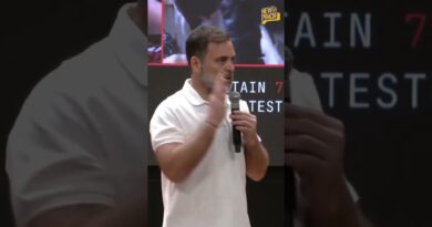 Rahul Gandhi ने आज कहा कि 50% पुलिस उनसे कह रही है कि जो वो कर रहे हैं, वो बिल्कुल सही है. सुनिए