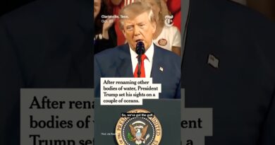 Trump Suggests Renaming an Ocean
