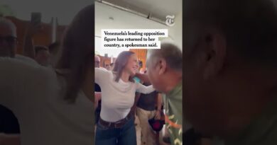 Venezuela’s Leading Opposition Figure, María Corina Machado, Returns